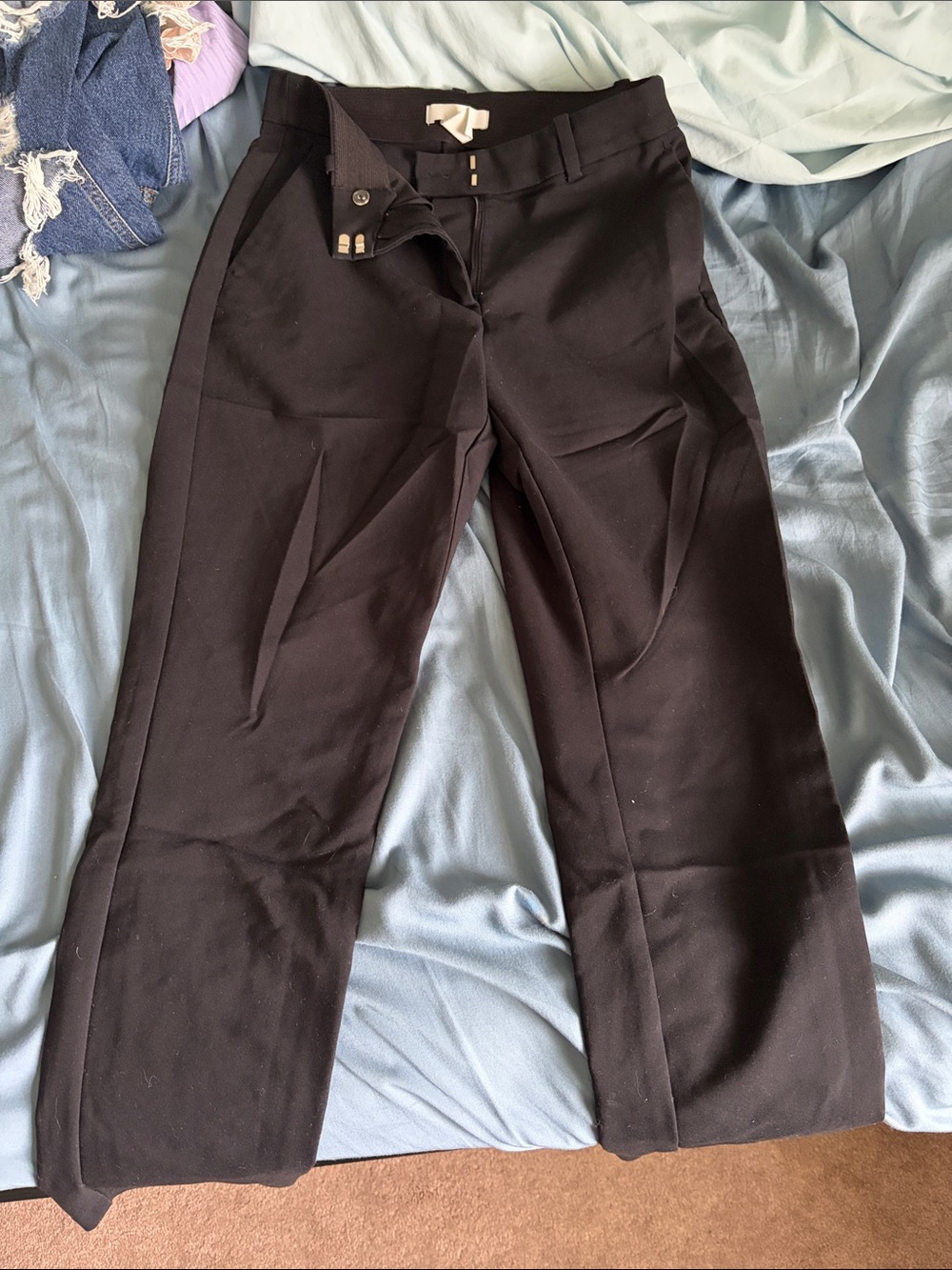 H&M Black Skinny Dress Pants for Women